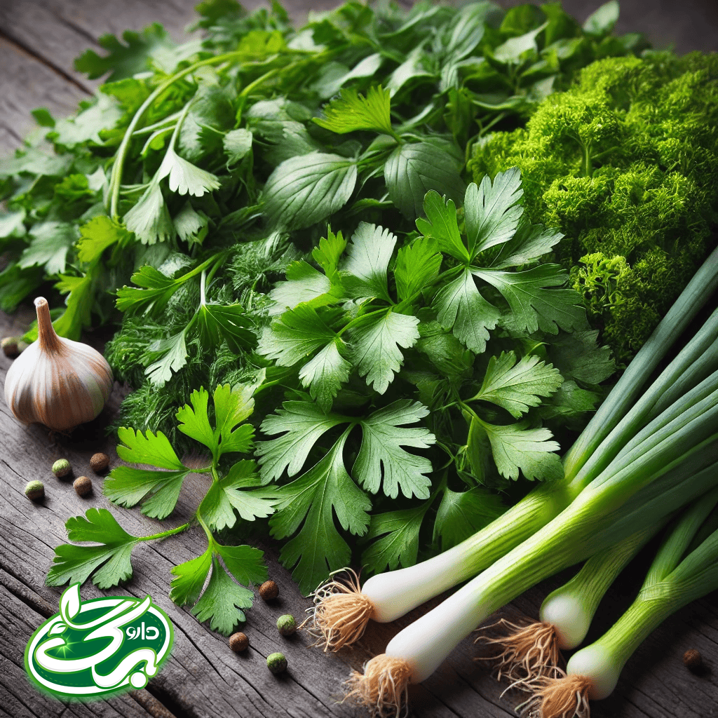 ترکیبات سبزی قرمه سبزی خشک