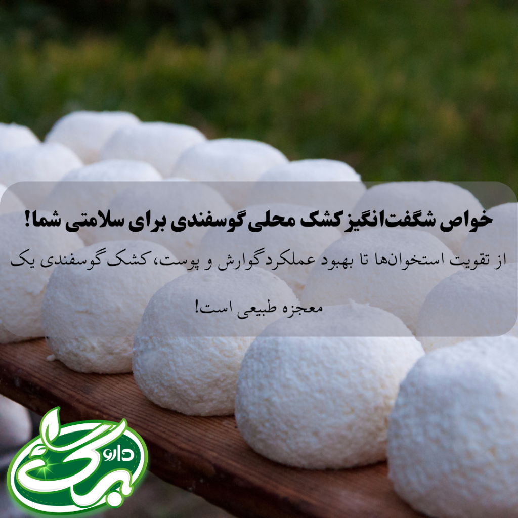 فواید کشک گوسفندی